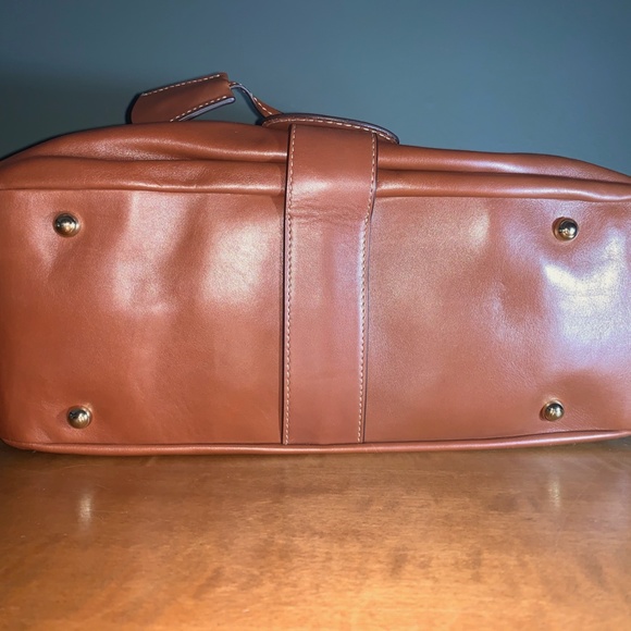 BALLY Authentic Leather Top Handle Satchel Handbag - Picture 3 of 4